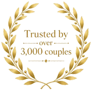 Trusted by over 3,000 couples